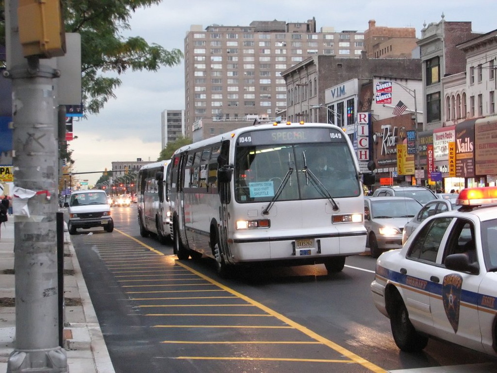 Academy RTS 1049 @ Broad Street (Prudential Center Broad Street Shuttle). Photo taken by Brian Weinberg, 10/25/2007.