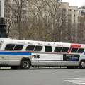 New York Bus Service Fishbowl 1482 @ Madison Square Park. Photo taken by Brian Weinberg, 2/24/2005.