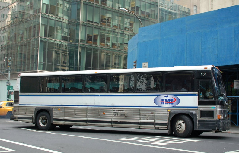 New York Airport Service MCI 102A2 131 @ 42 St & 5 Av. Photo taken by Brian Weinberg, 7/28/2006. DSC_5469a.jpg