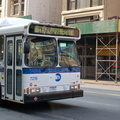MTA Bus Orion 05.501 CNG 7215 (ex-Triboro Coach 3001) @ 23 St & Madison Ave (BM1). Photo taken by Brian Weinberg, 7/26/2006.