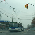 NYCT Orion V 6186 @ Richmond Terrace & Bement Ave (S40). Photo taken by Brian Weinberg, 2/2/2007.