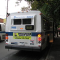 NYCT Orion V 6033 II @ Corlear Ave and 231 St (Bx7). Note that the rear of the bus is painted white instead of black. Photo take
