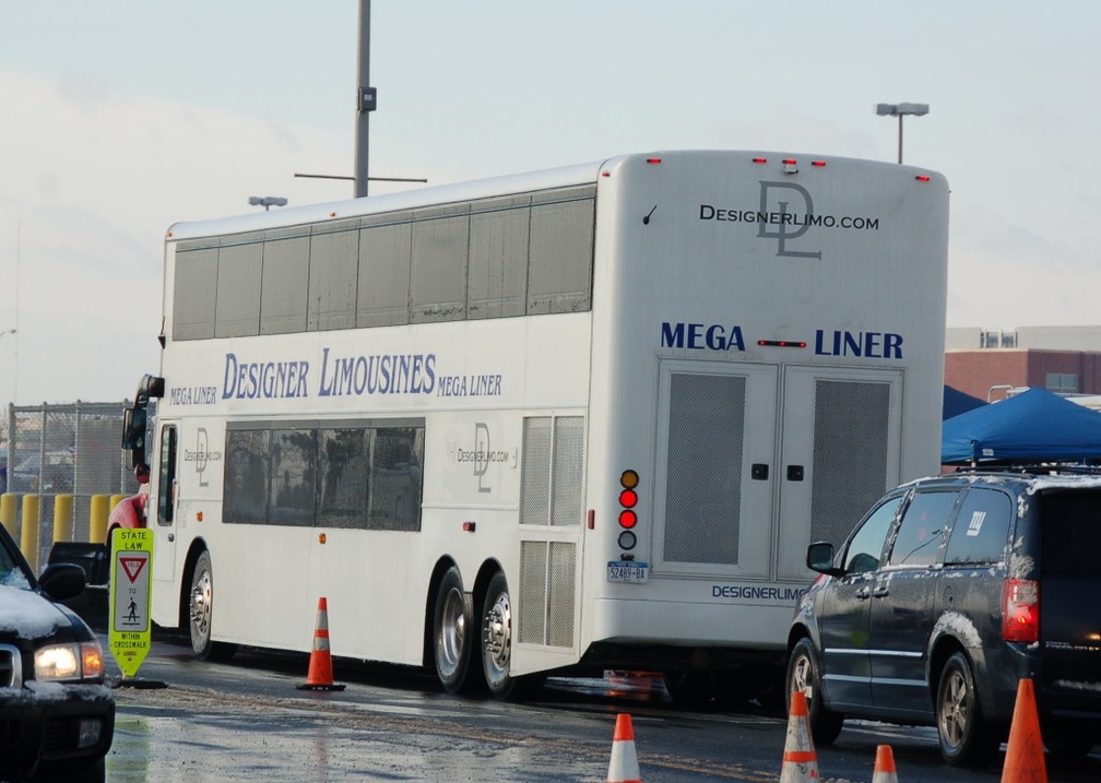 Designer Limousines MEGA LINER double decker @ Giants Stadium