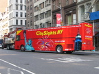 CitySights NY double-decker tour bus @ 5 Av &amp; 23 St. Photo taken by Brian Weinberg, 6/9/2005.