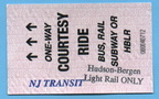 NJ Transit HBLR LRV 2045A @ Pavonia-Newport. Photo taken by Brian Weinberg, 7/19/2006.