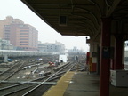 LIRR M-1 trainset entering Jamaica station. Photo taken by Brian Weinberg, 4/12/2001.
