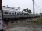 LIRR M-1 9497 @ Far Rockaway. Photo taken by Brian Weinberg, 7/28/2002.