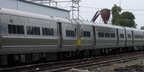 LIRR M-1 9497 @ Far Rockaway. Photo taken by Brian Weinberg, 7/28/2002.