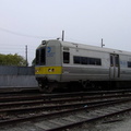 LIRR M-1 9498 @ Far Rockaway. Photo taken by Brian Weinberg, 7/28/2002.