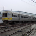 LIRR M-1 9498 @ Far Rockaway. Photo taken by Brian Weinberg, 7/28/2002.