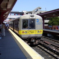 LIRR M-3 9895 @ Huntington.  Photo taken by Brian Weinberg, 7/4/2002.