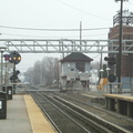LIRR Mineola station. Photo taken by Brian Weinberg, 4/12/2001.
