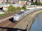 MNR P32AC-DM 211 @ Riverdale (Hudson Line). Photo taken by Brian Weinberg, 6/3/2005.