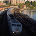 MNR P32AC-DM 211 @ Broadway Bridge. Photo taken by Brian Weinberg. 5/19/2003.
