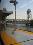 Newly refurbished platform @ Marble Hill (Hudson Line). Photo taken by Brian Weinberg, 6/8/2005.