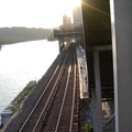 Marble Hill station on the Hudson Line. Photo by Brian Weinberg, 7/3/2002.