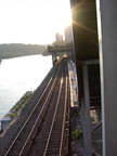 Marble Hill station on the Hudson Line. Photo by Brian Weinberg, 7/3/2002.
