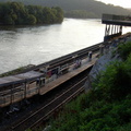 Marble Hill station on the Hudson Line. Photo by Brian Weinberg, 7/3/2002.