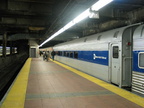 MNR 1 &amp; 2 (former Erie Lackawanna Phoebe Snow cars). Photographed at Grand Central Terminal on November 18, 2003, by Brian W