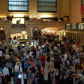 Grand Central Terminal. Very crowded main waiting room. Photo taken by Brian Weinberg, 6/1/2007.