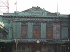 Exterior of Hoboken Terminal. Photo taken by Brian Weinberg, 03/25/2001.