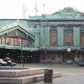 Exterior of Hoboken Terminal. Photo taken by Brian Weinberg, 03/25/2001.