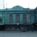 Exterior of Hoboken Terminal. Photo taken by Brian Weinberg, 03/25/2001.