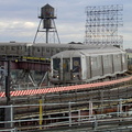 R-40 @ Queensboro Plaza (N). Photo by Brian Weinberg, 01/09/2003.