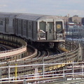 R-40 @ Queensboro Plaza (N). Photo by Brian Weinberg, 01/09/2003.