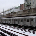 R-40 4220 @ Bay Parkway (N). Photo taken by Brian Weinberg, 02/15/2003. (114kb)