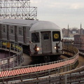 R-40M @ Queensboro Plaza (N). Photo by Brian Weinberg, 01/09/2003.