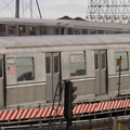 R-40M 4465 @ Queensboro Plaza (N). Photo by Brian Weinberg, 01/09/2003.