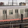 R-40M 4489 @ Queensboro Plaza (N). Photo by Brian Weinberg, 01/09/2003.