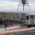 R-40M @ Queensboro Plaza (N). Photo by Brian Weinberg, 01/09/2003.