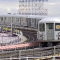 R-40M @ Queensboro Plaza (N). Photo by Brian Weinberg, 01/09/2003.