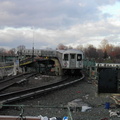 R-42 @ leaving Atlantic Av (L). Photo by Brian Weinberg, 11/27/2002. (89k)