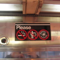 Blackout Shoppers...Please sticker on R-62A 2330 (1). Photo taken by Brian Weinberg, 3/7/2008.
