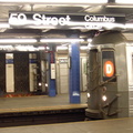 R-68 2700 @ 59 St - Columbus Circle (D). Photo taken by Brian Weinberg, 02/02/2003. (112kb)