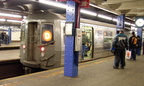 R-68 2700 @ 59 St - Columbus Circle (D). Photo taken by Brian Weinberg, 02/02/2003. (96kb)