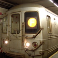 R-46 @ 34 St (F). Photo taken by Brian Weinberg, 02/02/2003. (94kb)