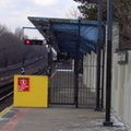 PDRM1638 || Fixed fence/gate at the north end of the nb platform at Aqueduct - North Conduit Av (A). A C/R was killed here on 01