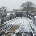 Portal @ Broadway Junction (L). Photo taken by Brian Weinberg, 02/17/2003. This was the Presidents Day Blizzard of 2003.
