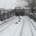 Portal @ Broadway Junction (L). Photo taken by Brian Weinberg, 02/17/2003. This was the Presidents Day Blizzard of 2003.