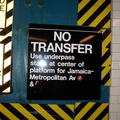 A sign at one end of the station. Photo by Brian Weinberg, 11/27/2002. (85k)