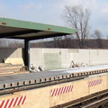 PDRM1616 || The under-construction new NB platform @ Howard Beach (A). Photo by Brian Weinberg, 01/19/2003.