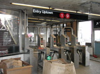 South Ferry (1/9). Station was closed due to 9/11. Photo taken by Brian Weinberg, 6/30/2002.