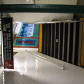 Reopened South Ferry station entrance. Photo taken by Brian Weinberg, 6/29/2005.