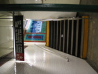 Reopened South Ferry station entrance. Photo taken by Brian Weinberg, 6/29/2005.