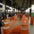 Removed concession stand from the southbound platform @ Times Square BMT. Photo taken by Brian Weinberg, 11/8/2004.