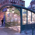 PATH kiosk @ Hoboken Terminal. Photo by Brian Weinberg, 01/26/2003.